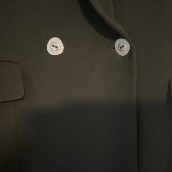 Zara. Pretty black sleeveless waistcoat with fluted hem - Picture 4 of 8